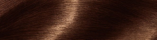 אוליה - דוגמת שיער צבוע בגוון 4 חום כהה זהוב