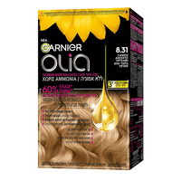 אוליה צבע שיער ללא אמוניה גוון 8.31 בלונד זהוב אפרפר