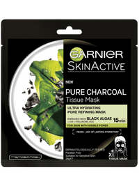 מסכת טישו פחם אצות שחורות